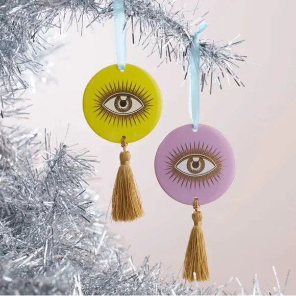 Jonathan Adler Le Wink Ornaments  Set of 2 - Picture 3 of 4